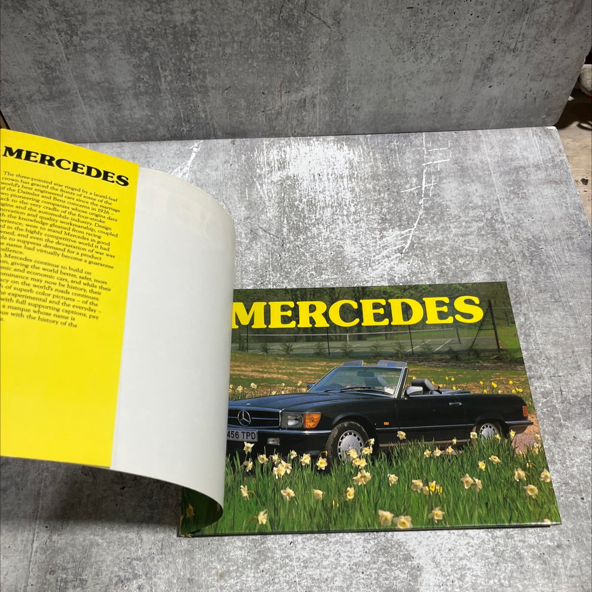 mercedes c456 tpd book, by alan jones, 1982 Hardcover image 4