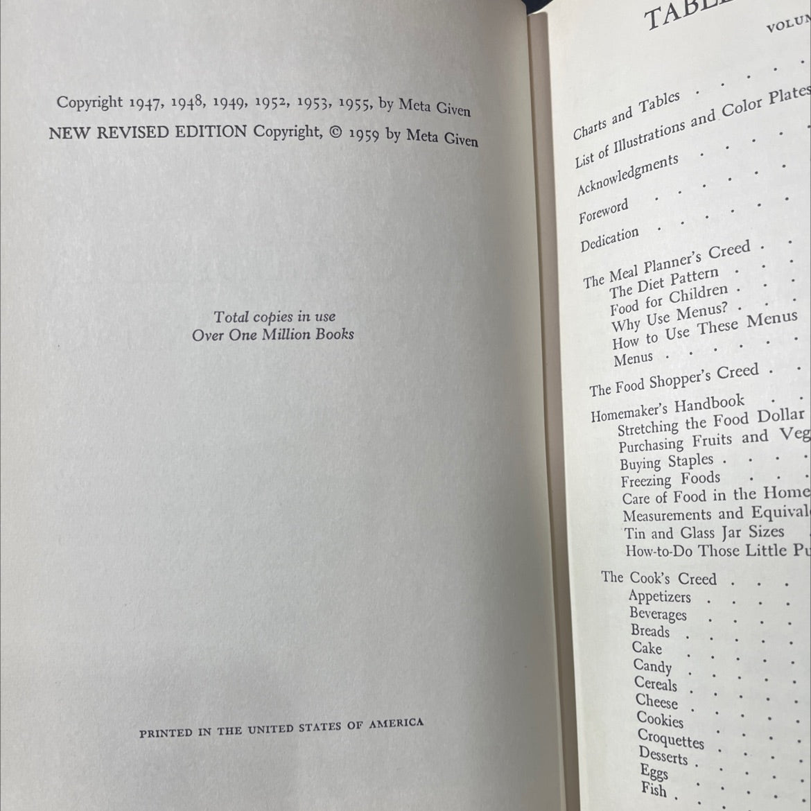 meta given's modern encyclopedia of cooking book, by Meta Given, 1959 Hardcover image 3
