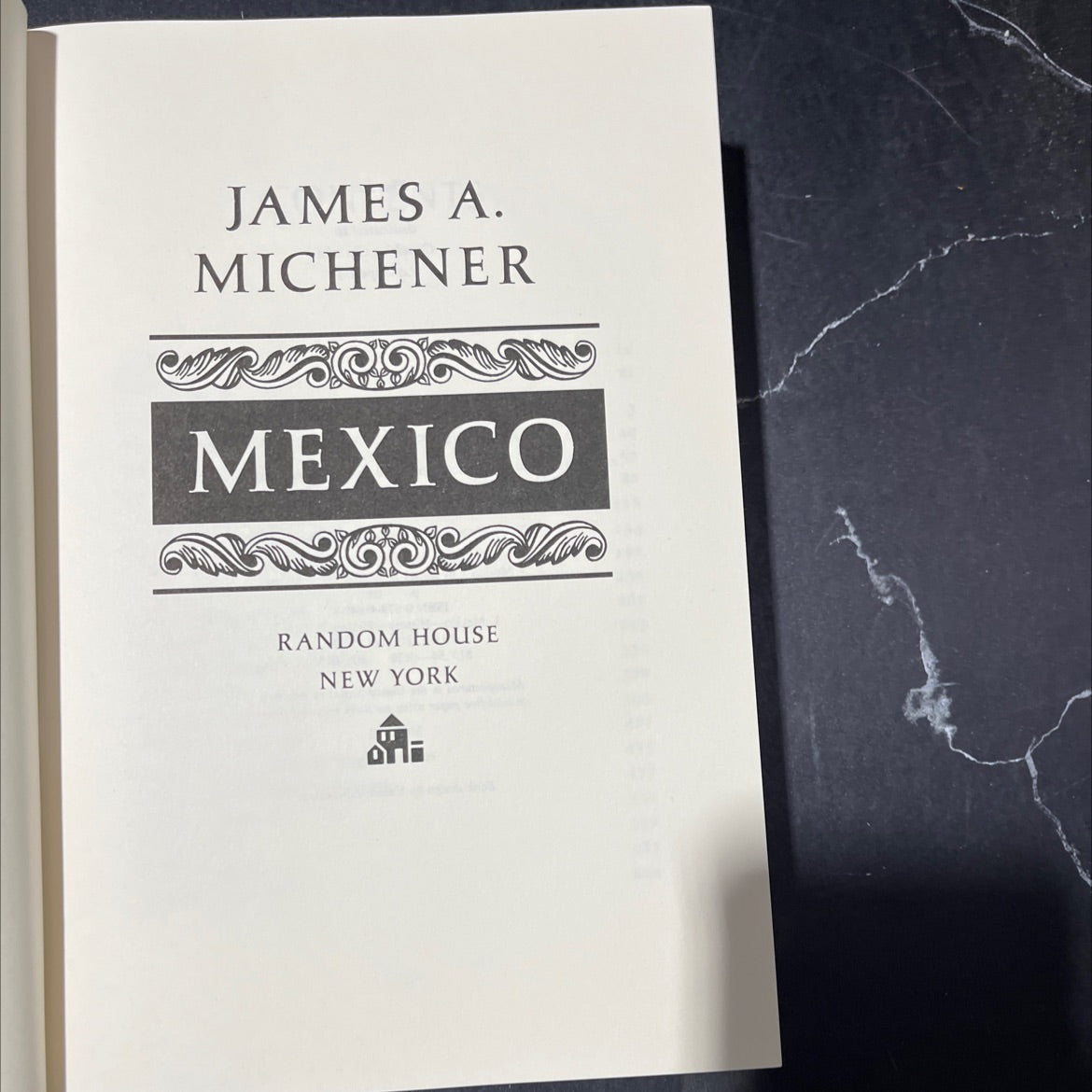 mexico book, by james a. michener, 1992 Hardcover image 2