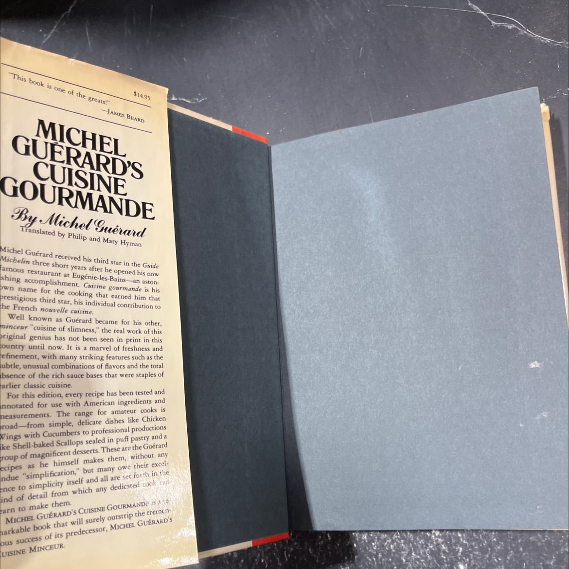 michel guérard's cuisine gourmande book, by michel guérard, 1979 Hardcover image 4