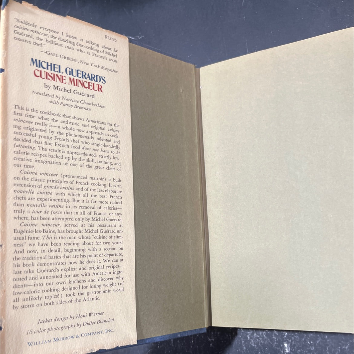 michel guerard's cuisine minceur book, by michel guérard, 1976 Hardcover image 4