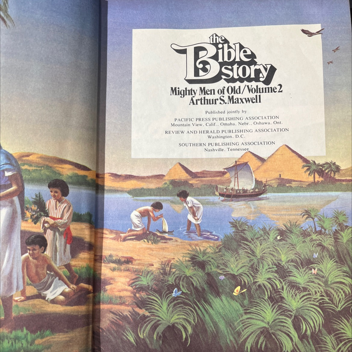 mighty men of old/volume2 book, by arthur s.maxwell, 1954 Hardcover image 2