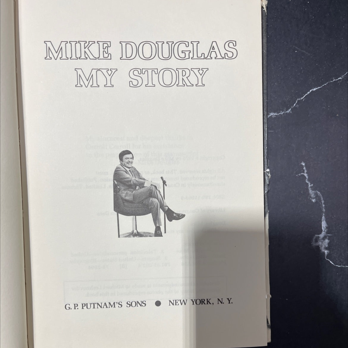 mike douglas my story book, by Mike Douglas, 1978 Hardcover image 2