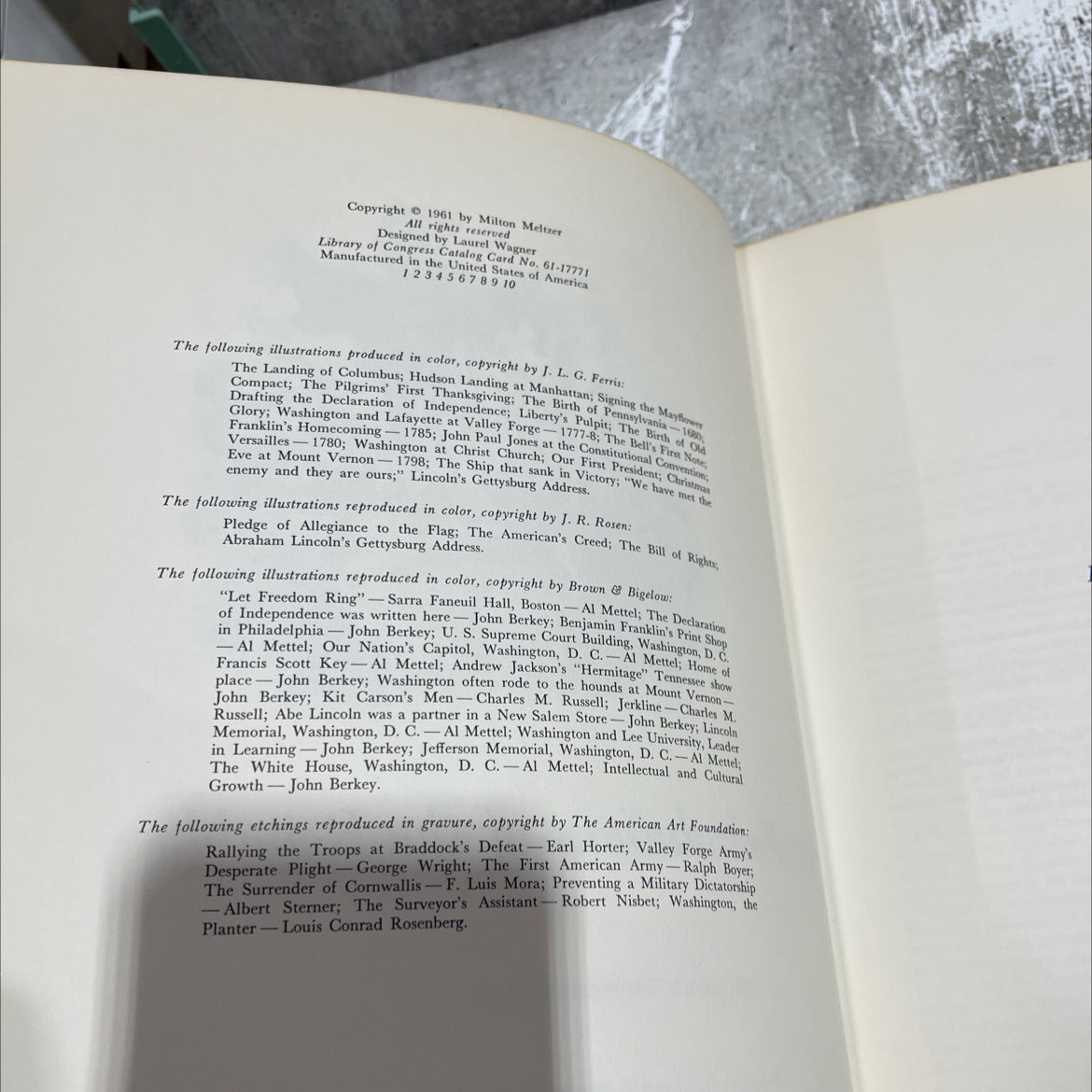 milestones to american liberty the foundations of the republic book, by milton meltzer, 1961 Hardcover image 3