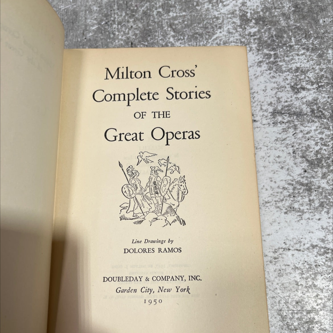 milton cross' complete stories of the great operas book, by milton j. cross, 1950 Hardcover image 2