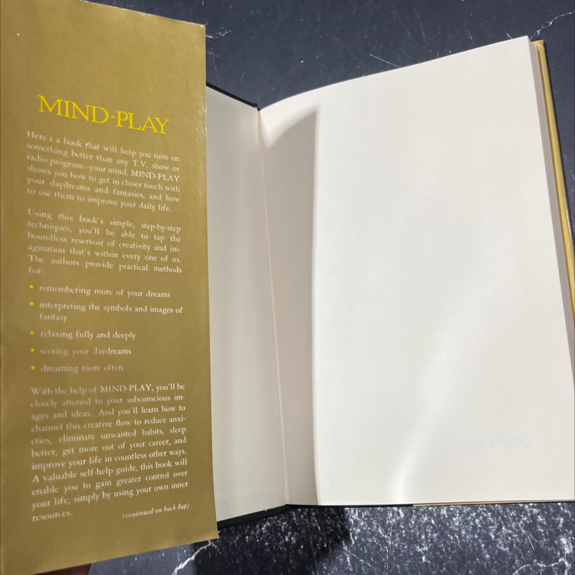 mind the creative uses of fantasy play book, by jerome l. singer, ellen switzer, 1980 Hardcover image 4