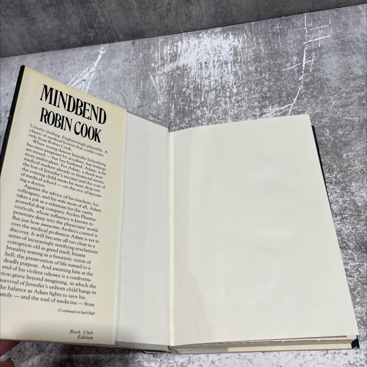 mindbend book, by robin cook, 1985 Hardcover image 4