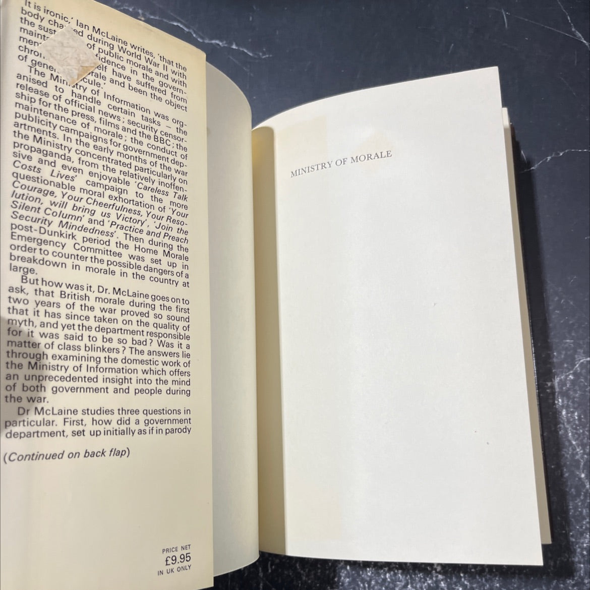 ministry of morale home front morale and the ministry of information in world war ii book, by ian mclaine, 1979 image 4