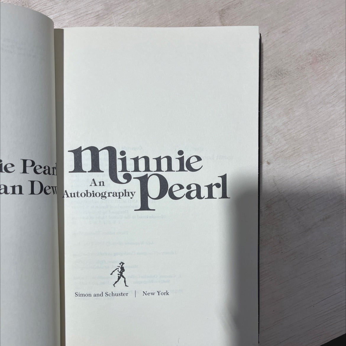 minnie pearl an autobiography book, by minnie pearl, 1980 Hardcover, Vintage image 2