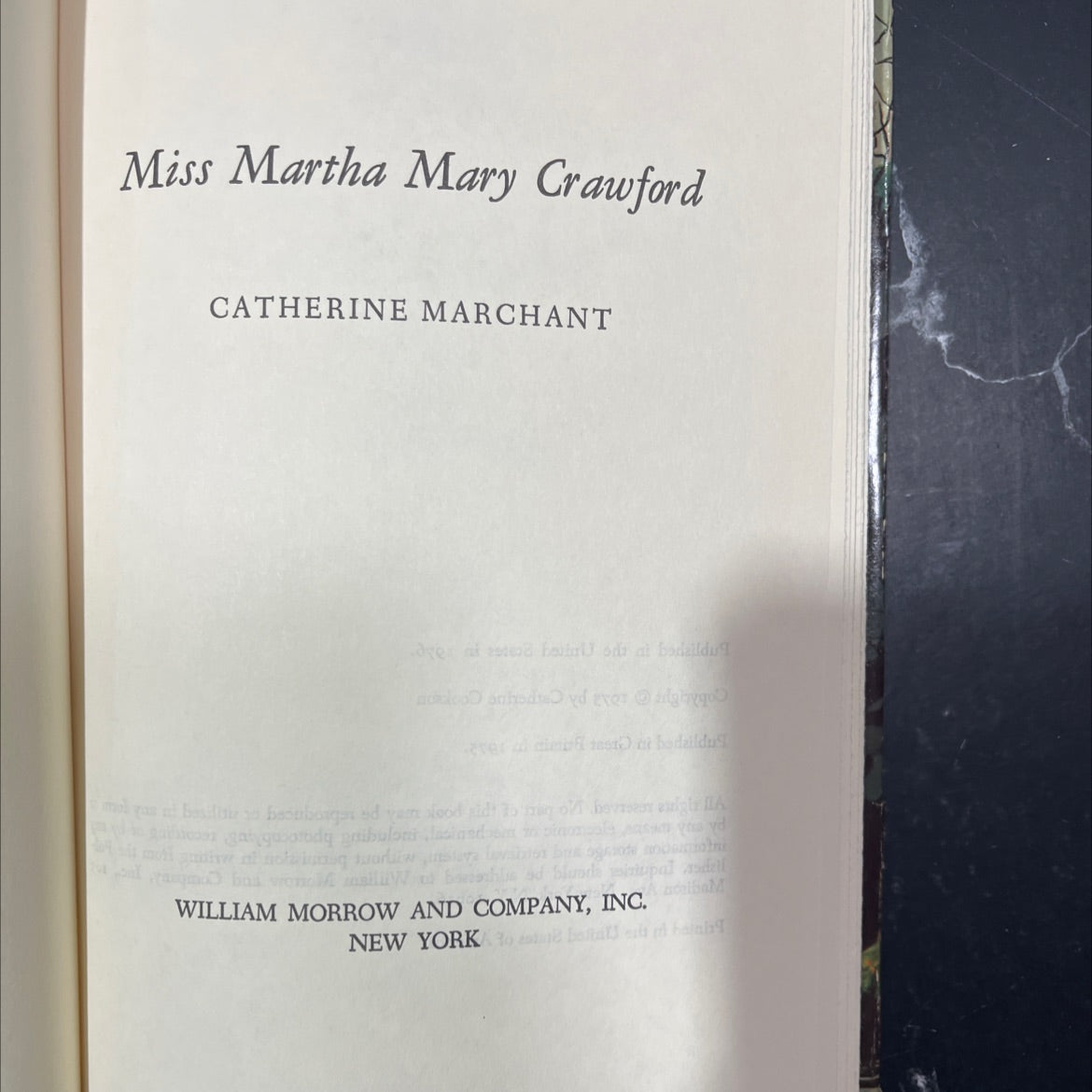 miss martha mary crawford book, by catherine cookson, 1976 Hardcover image 2