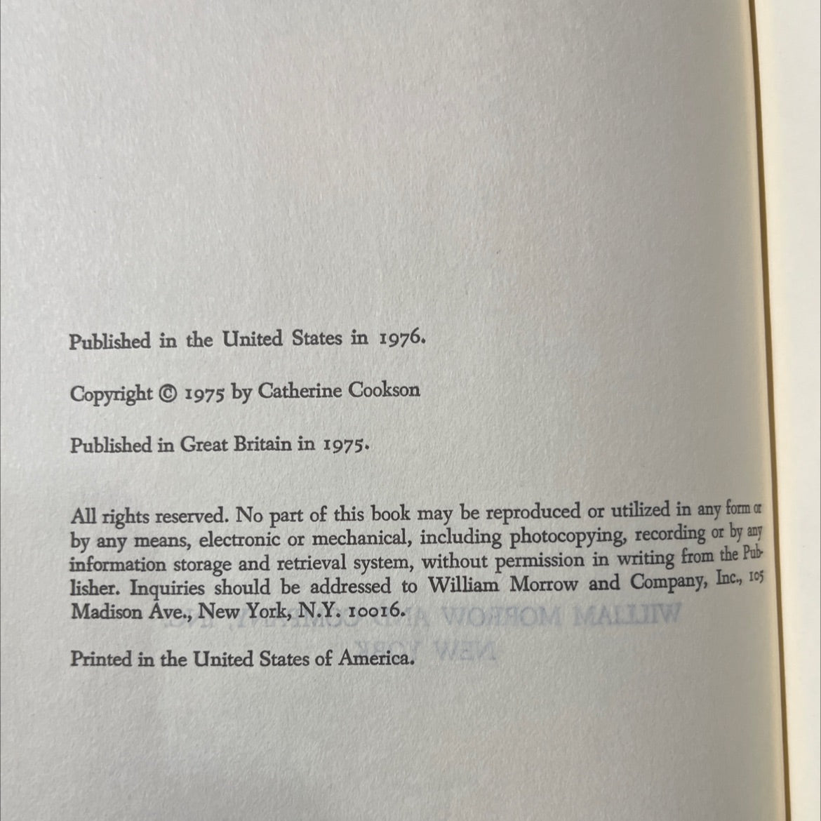 miss martha mary crawford book, by catherine marchant, 1976 Hardcover image 3