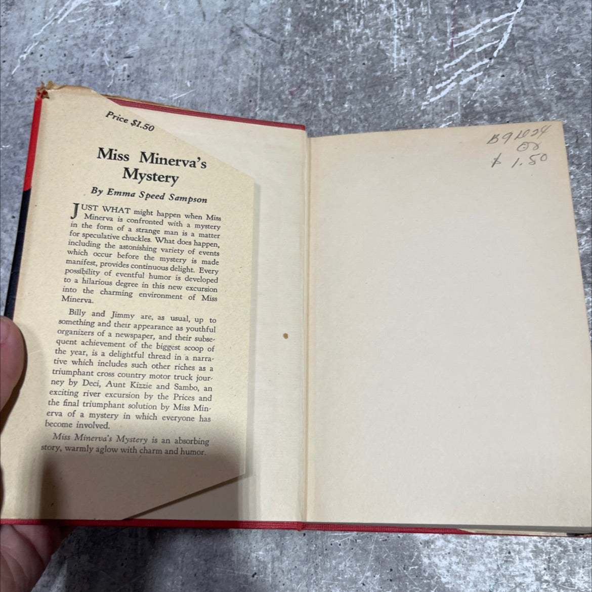 miss minerva's mystery book, by emma speed sampson, 1933 Hardcover image 4