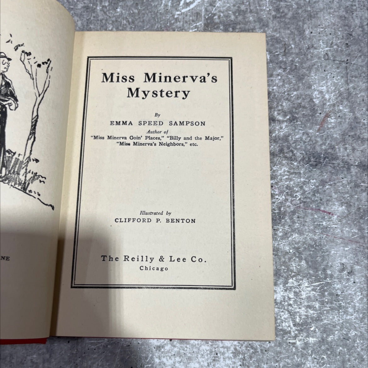 miss minerva's mystery book, by emma speed sampson, 1933 Hardcover image 2