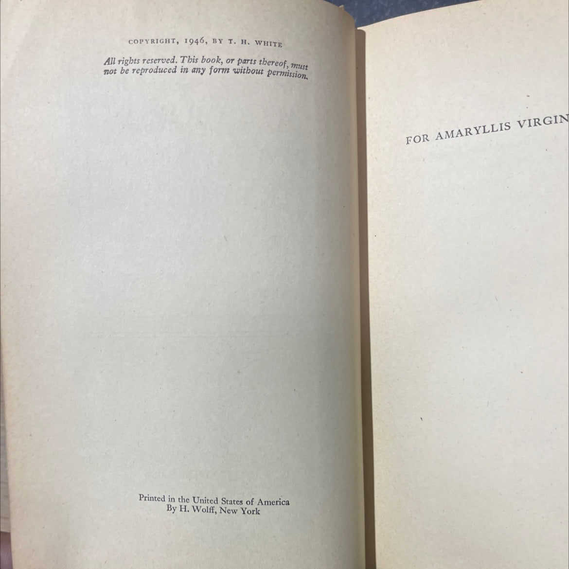 mistress masham's repose book, by T. H. White, 1946 Hardcover image 3