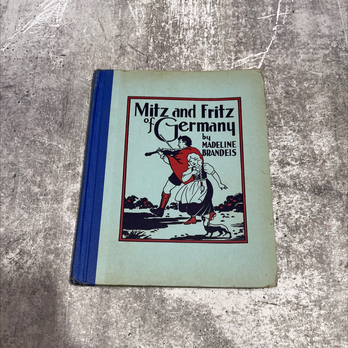 mitz and fritz of germany book, by madeline brandeis, 1933 Hardcover image 1