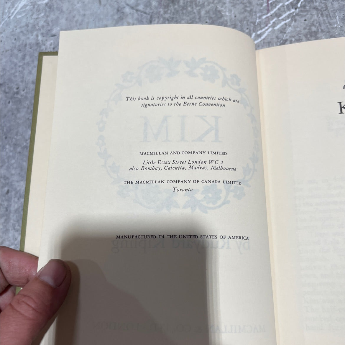 mix kim book, by rudyard kipling, 1970 Hardcover image 3