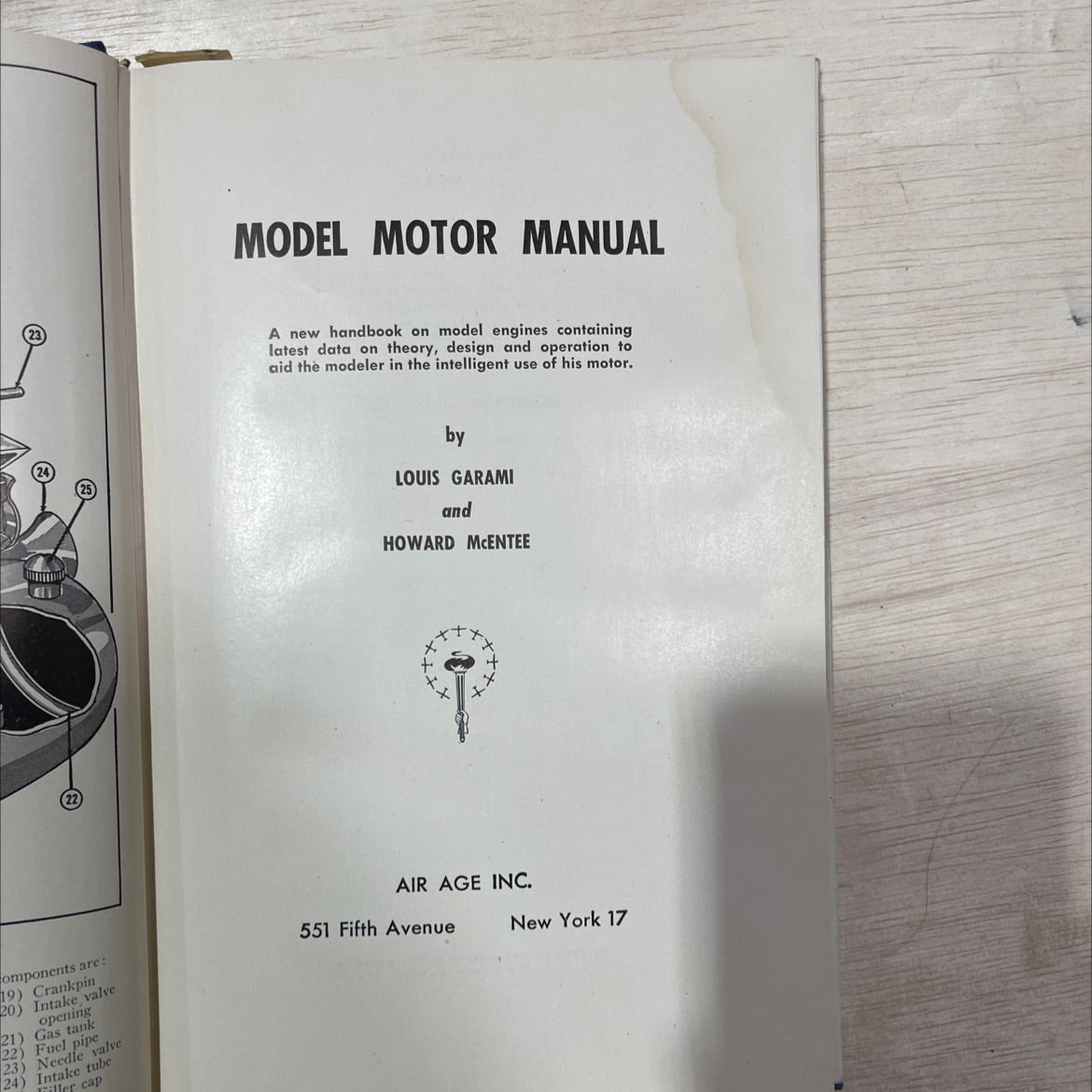 model motor manual book, by louis garami, howard mcentee, 1947 Hardcover, Vintage, Heavily Used image 2