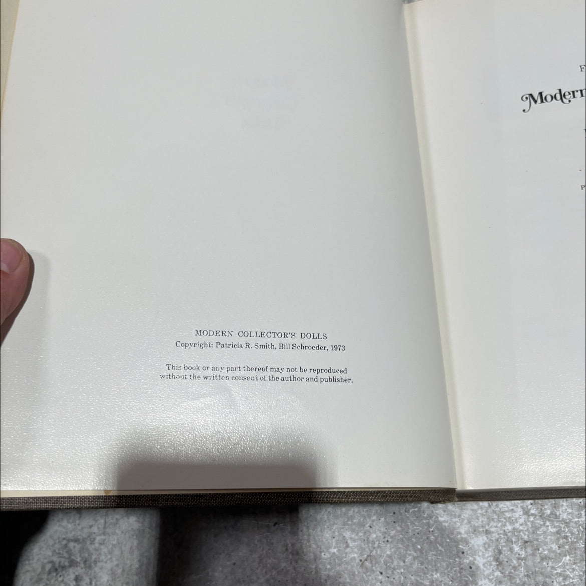 modern collector's dolls book, by Patricia R. Smith, 1973 Hardcover image 3
