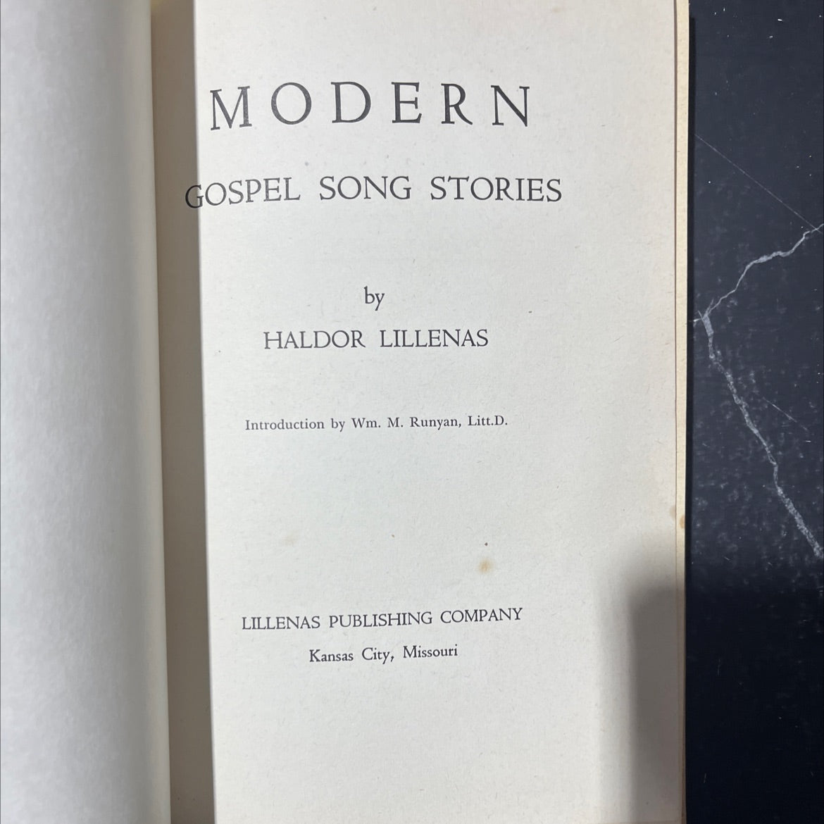 modern gospel song stories book, by haldor lillenas, 1952 Hardcover image 2