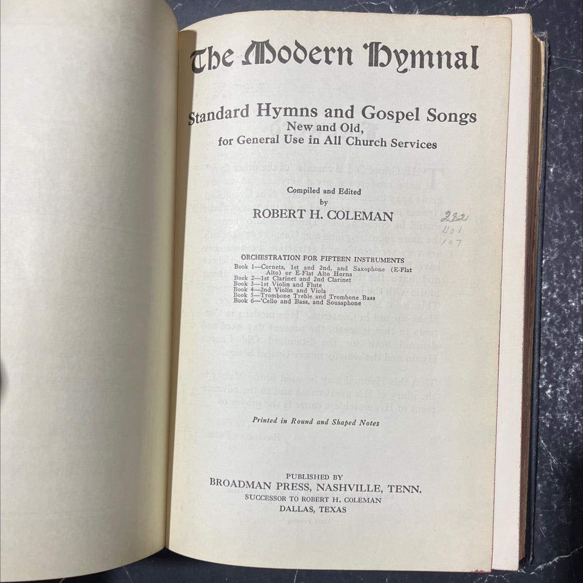 modern hymnal standard hymns and gospel songs new and old for general use in all church services book, by robert h. image 2
