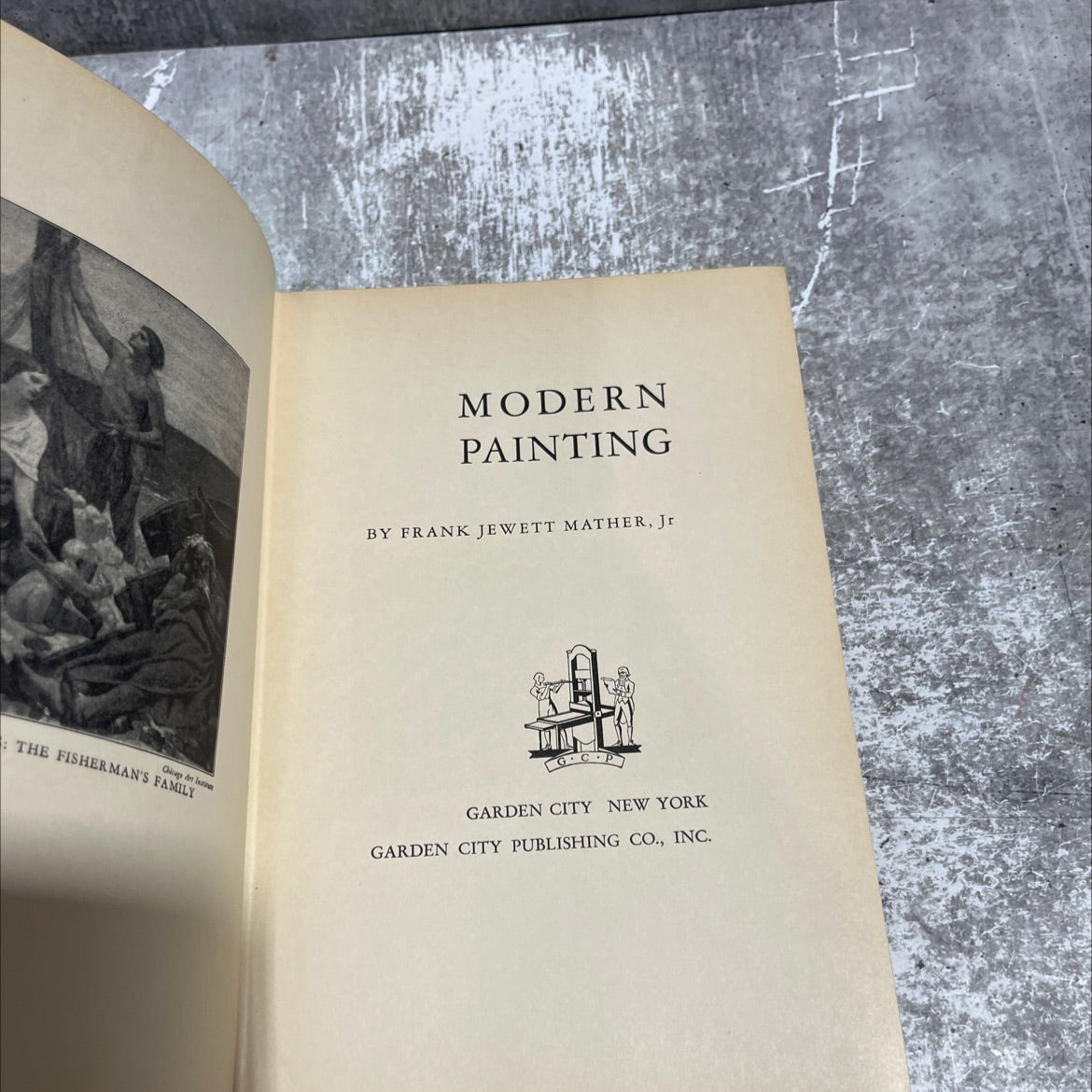 modern painting book, by frank jewett mather, jr, 1927 Hardcover image 2