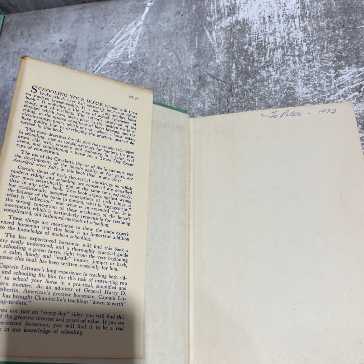 modern schooling your horse book, by vladimir s. littauer, 1972 Hardcover image 4