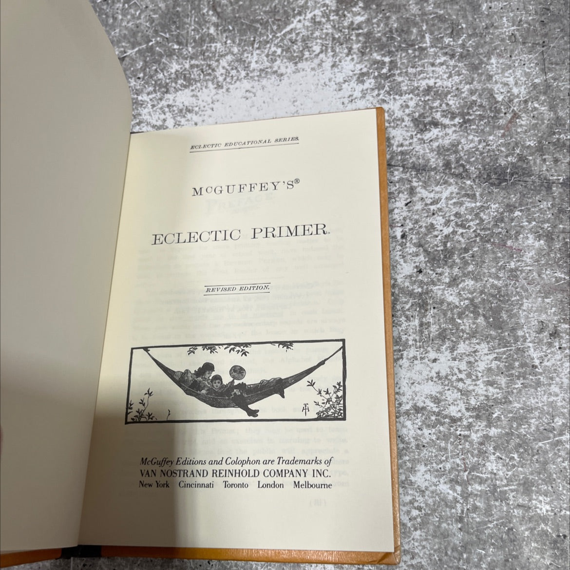 mogguffey's eclectic primer revised edition book, by unknown, 1909 Hardcover image 2