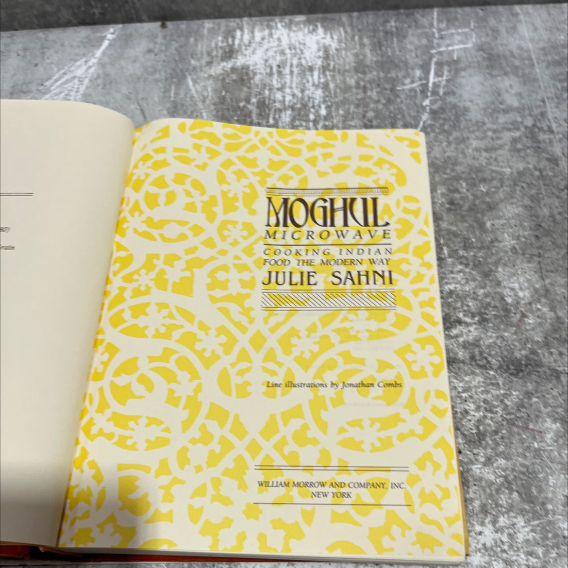 moghul microwave cooking indian food the modern way book, by Julie Sahni, 1990 Hardcover image 2