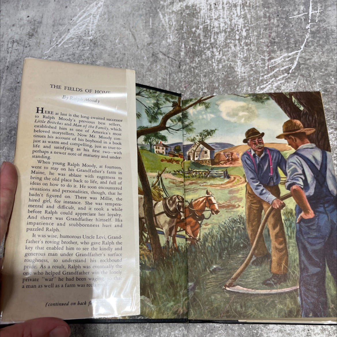 moody s ily me the fields of home book, by ralph moody, 1953 Hardcover image 4
