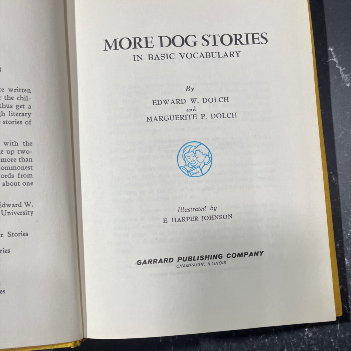 more dog stories in basic vocabulary book, by edward w. dolch, marguerite p. dolch, 1962 Hardcover image 2