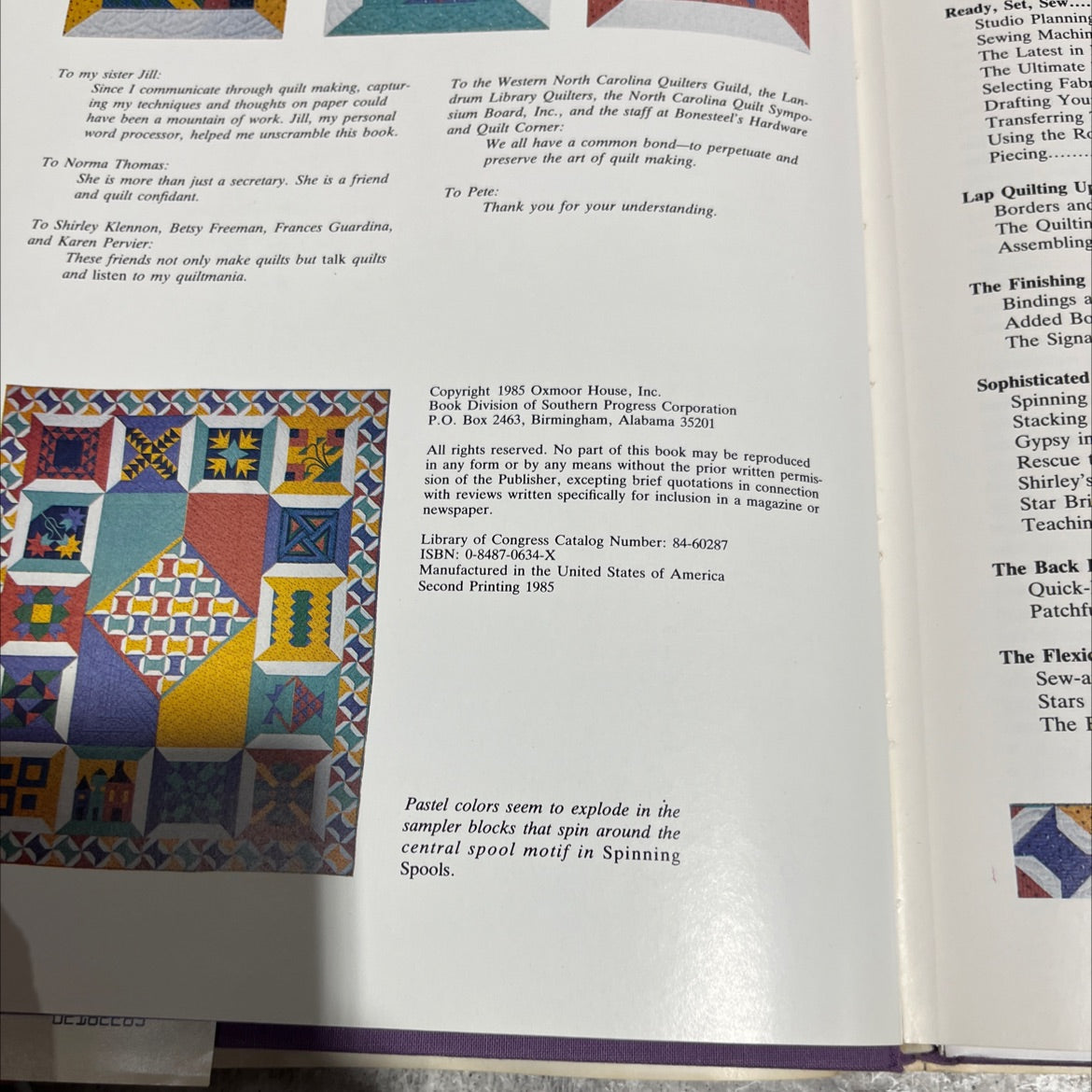 more lap quilting with georgia bonesteel book, by georgia bonesteel, 1985 Hardcover image 3