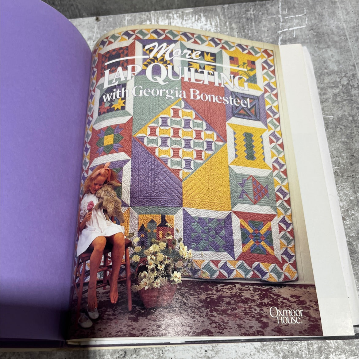 more lap quilting with georgia bonesteel book, by georgia bonesteel, 1985 Hardcover image 2