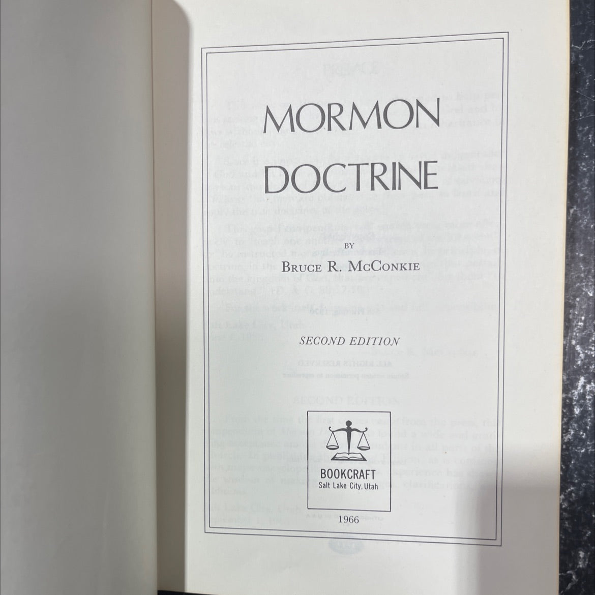 mormon doctrine book, by bruce r. mcconkie, 1970 Hardcover image 2