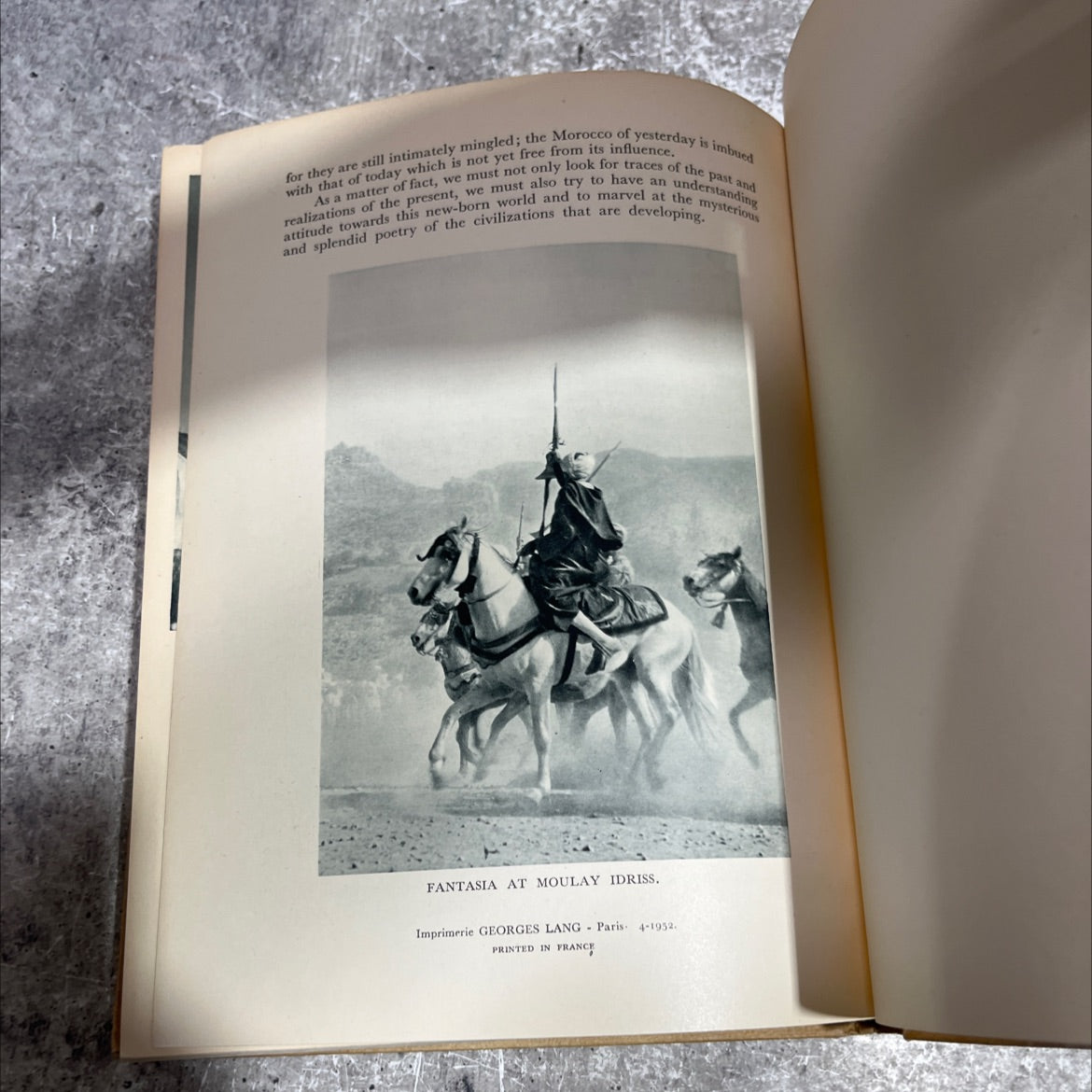 morocco book, by j.-l. miège, 1970 Hardcover image 3