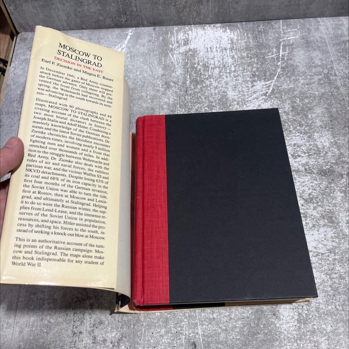 moscow to stalingrad: decision in the east book, by earl f. zieme and magna e. bauer, 1988 Hardcover image 4