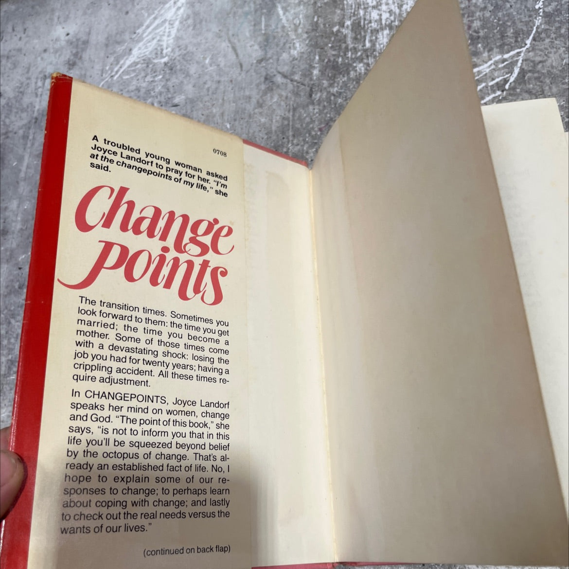most change points when we need him most book, by joyce landorf, 1981 Hardcover image 4
