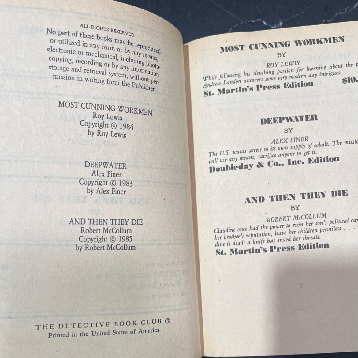 most cunning workmen book, by roy lewis, 1984 Hardcover image 3