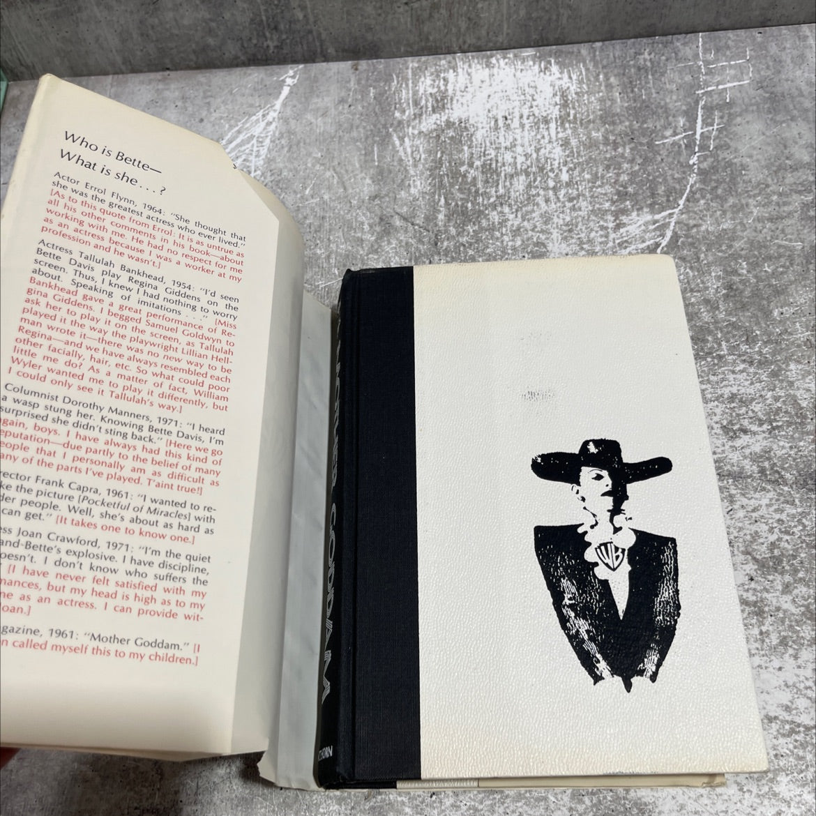 mother goddam the story of the career of bette davis book, by whitney stine, 1974 Hardcover image 4