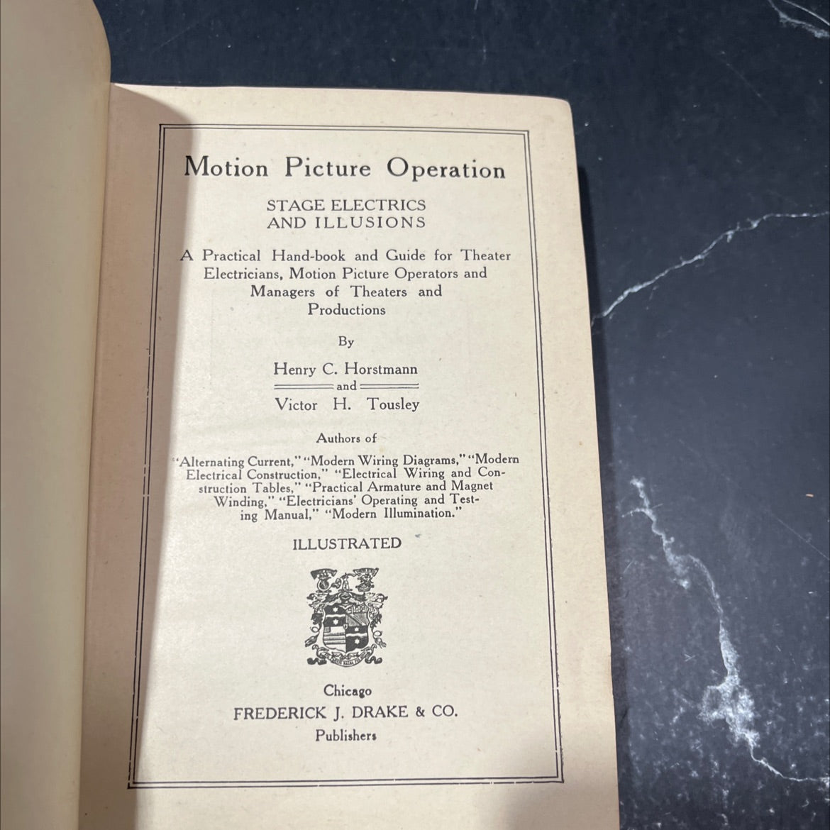 motion picture operation stage electrics and illusions a practical hand-book and guide for theater electricians motion image 2