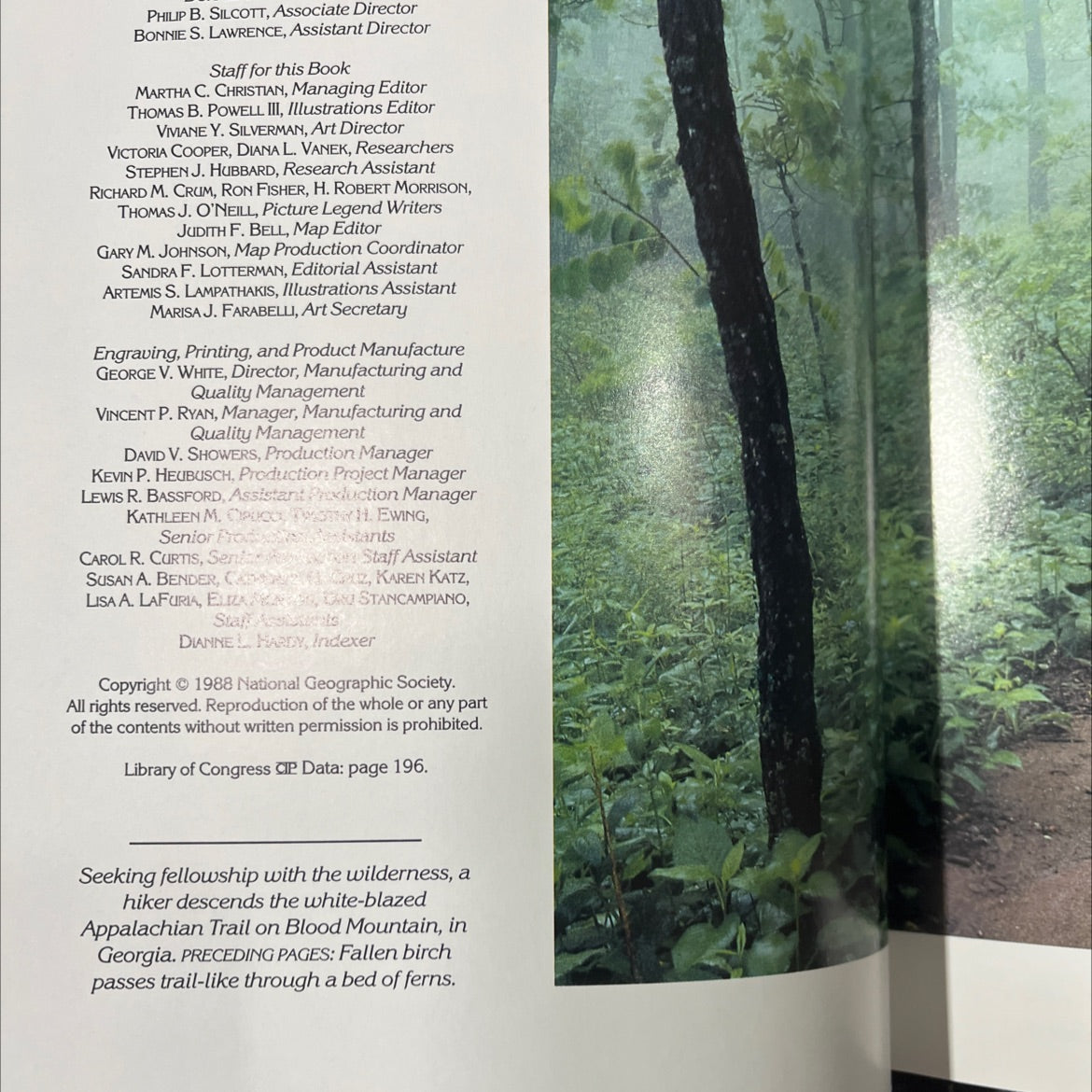 mountain adventure exploring the appalachian trail book, by Ron Fisher, 1988 Hardcover image 3