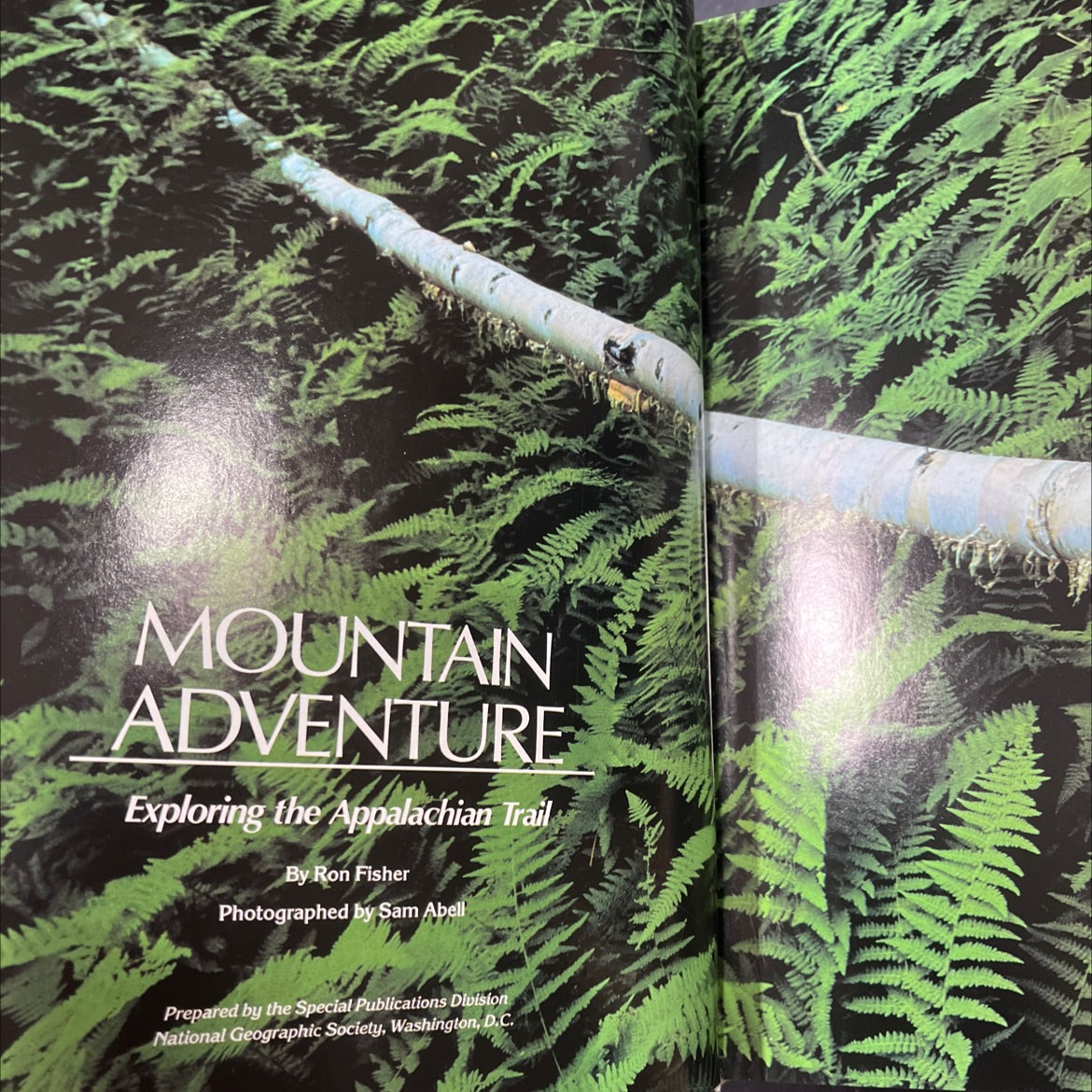 mountain adventure exploring the appalachian trail book, by Ron Fisher, 1988 Hardcover image 2