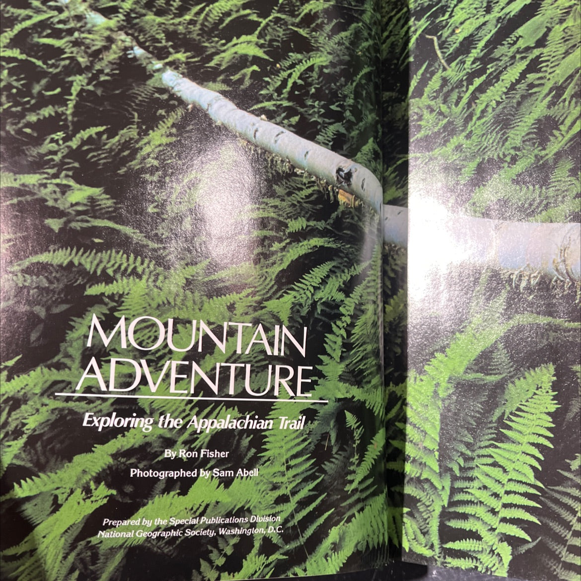 mountain adventure exploring the appalachian trail book, by Ron Fisher, 1988 Hardcover image 2