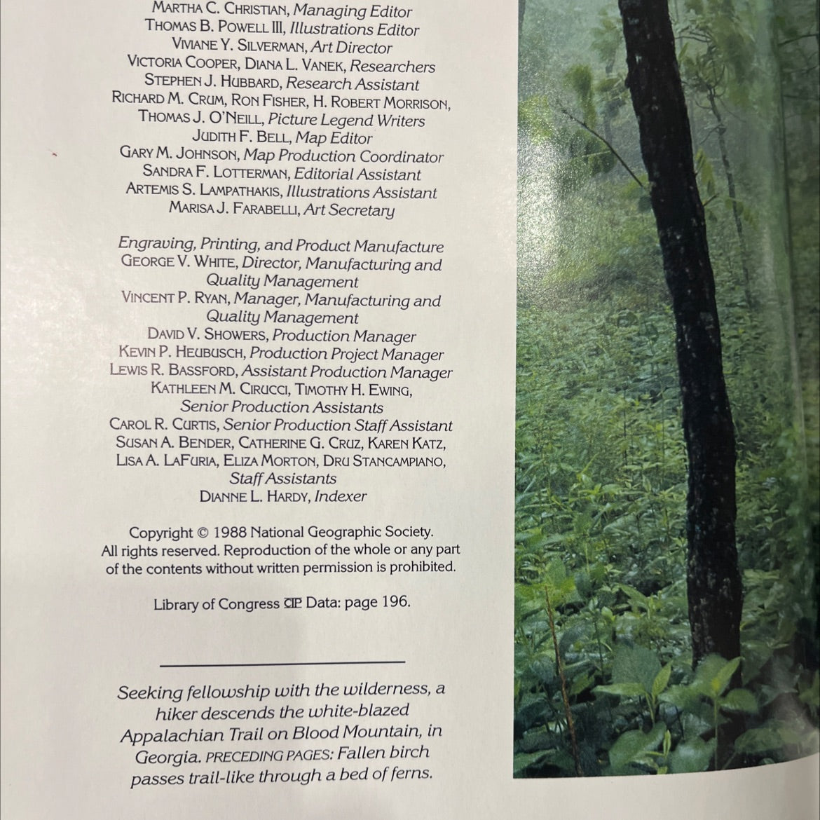 mountain adventure exploring the appalachian trail book, by Ron Fisher, 1988 Hardcover image 3