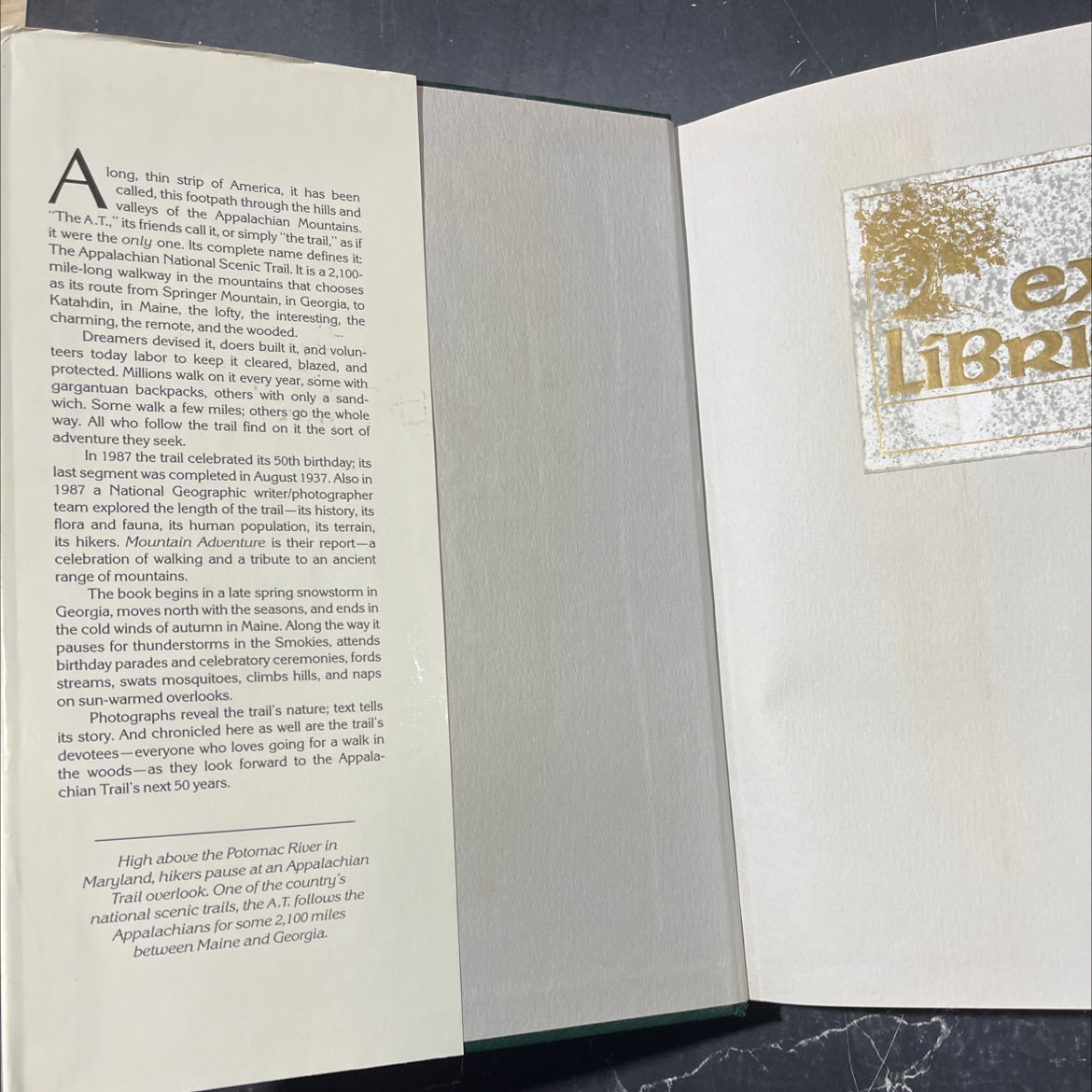 mountain adventure exploring the appalachian trail book, by Ron Fisher, 1988 Hardcover image 4