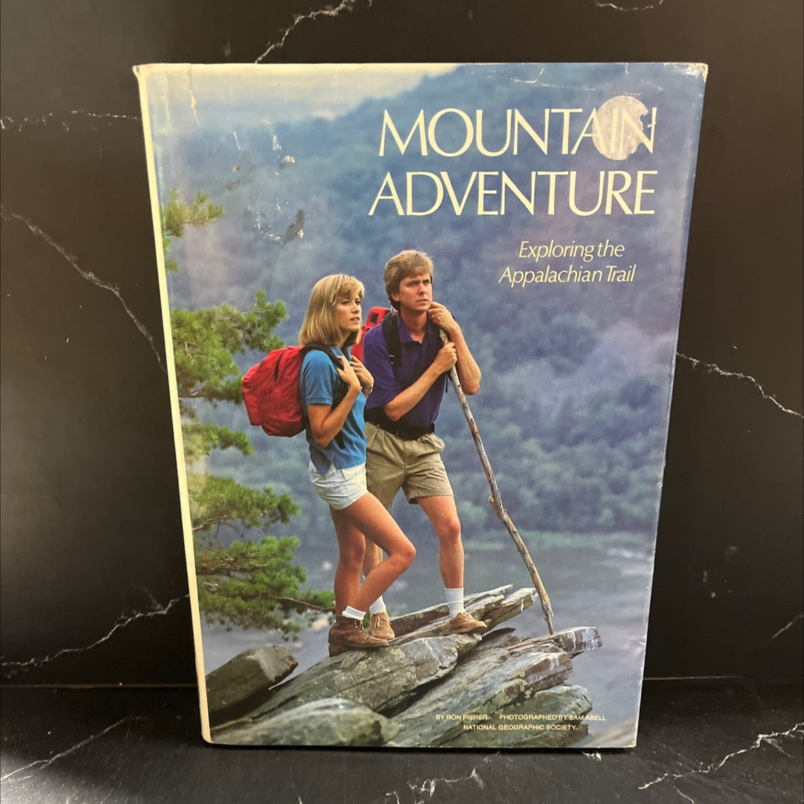 mountain adventure exploring the appalachian trail book, by Ron Fisher, 1988 Hardcover image 1