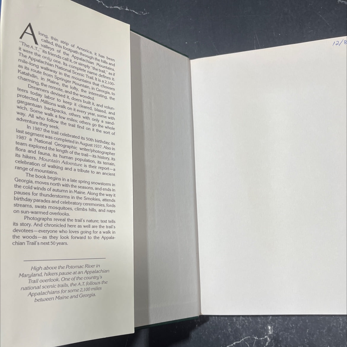 mountain adventure exploring the appalachian trail book, by Ron Fisher, 1988 Hardcover image 4