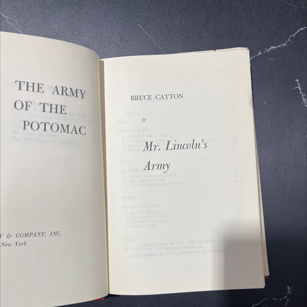 mr. lincoln's army book, by bruce catton, 1962 Hardcover image 2