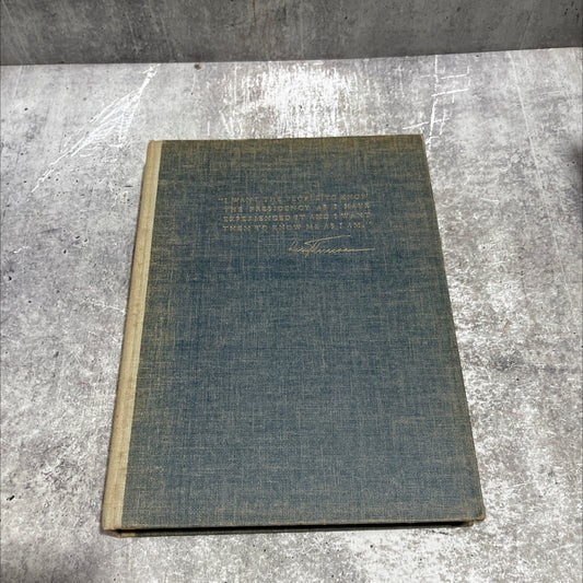 mr. president book, by william hillman, 1952 Hardcover image 1