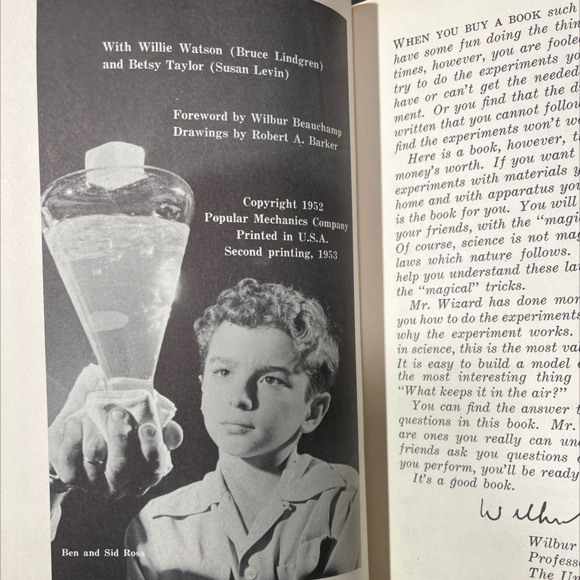 mr. wizard's science secrets book, by don herbert, 1953 Hardcover image 3