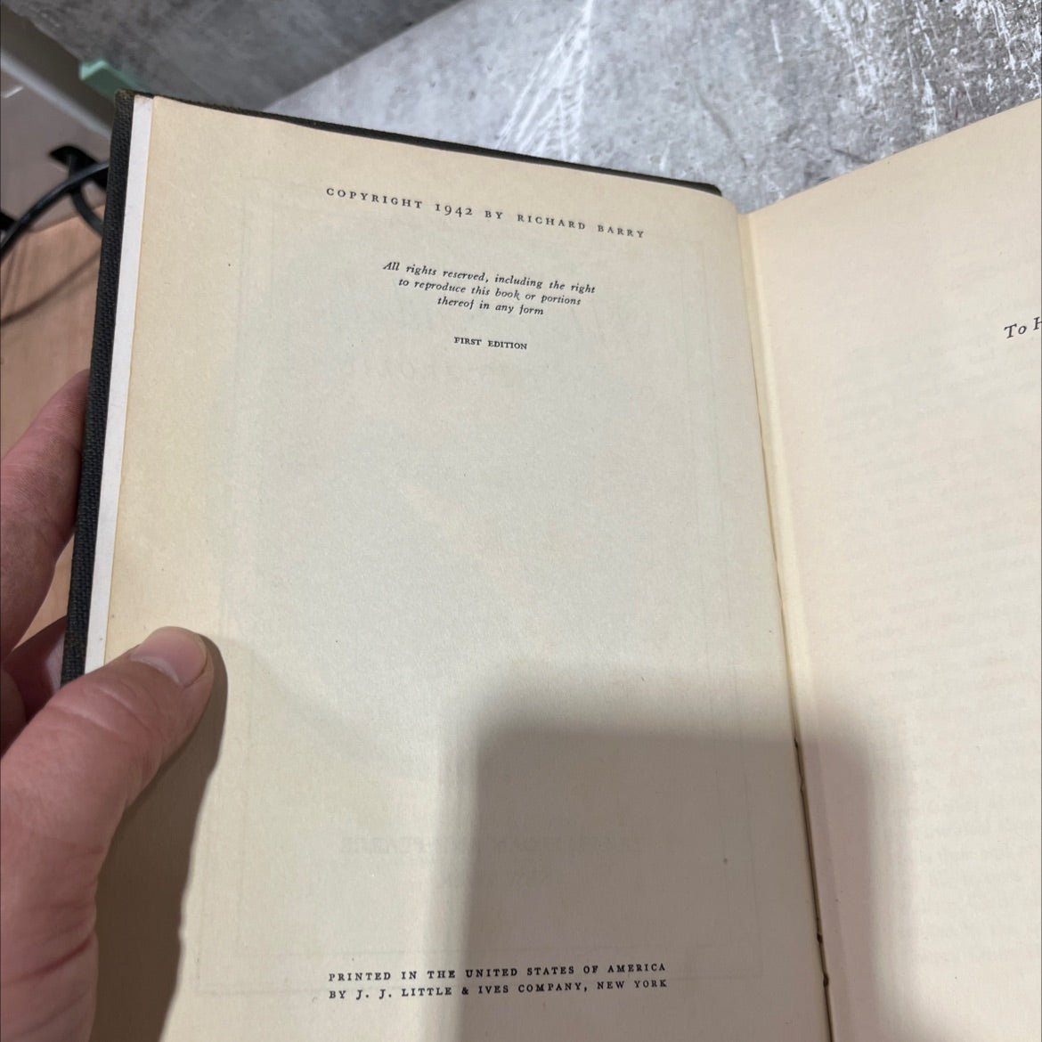 SIGNED mr rutledge of south carolina book, by richard barry, 1942 Hardcover, First Edition image 3